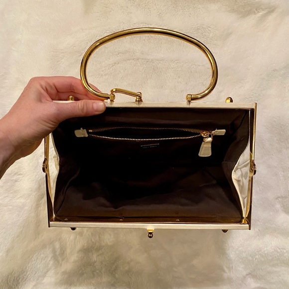 Miu Miu Gold Hardware Soft Calfskin Handbag - Picture 6 of 11